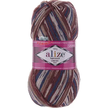 Galanterie Příze Superwash Comfort Socks 7841 Alize