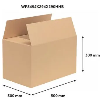 Obalový materiál Klopová krabice 500x300x300mm, 3VVL