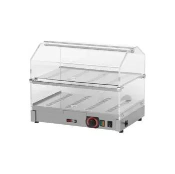 Vyhřívaná vitrína stolní VEC - dvoupatrová - 2 velikosti, Velikost délka 500mm