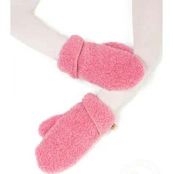 Rukavice Rukavice - ohrnutý lem dětské ALWERO Barva: Růžová, Velikost: M