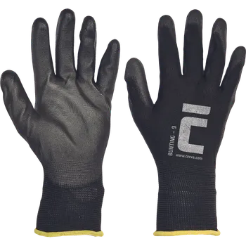 Pracovní rukavice Rukavice Bunting černé č. 9