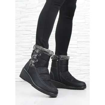 Dámská zimní obuv Prety Zimní boty na klínku 7101-1B Velikost: 41