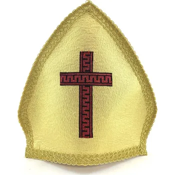 Karnevalový doplněk Lipta - Čepice Mikuláš zlatá