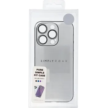 Pouzdro na mobilní telefon Kryt ROAR Pure Simple pro Apple iPhone 15 Pro Max - integrovaná sklíčka na čočky - plastový - černý