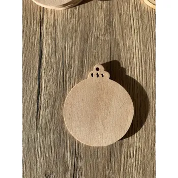 Vánoční ozdoba 569019 Vánoční ozdoba dřevěná Nápis ozdoba: Prázdné