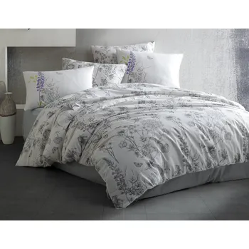 Bytový textil TipTrade s.r.o. Bavlněné povlečení Myra Bílé 140x200 + 70x90 + 50x70 cm