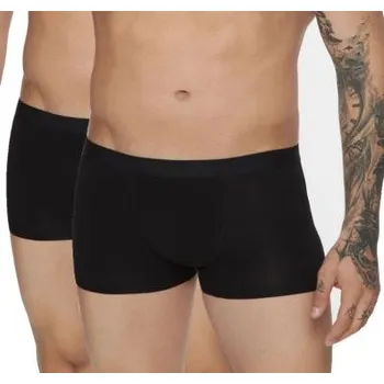 Boxerky Pánské boxerky Lisca 32035 Hermes 2 KUSY černé černá 2XL