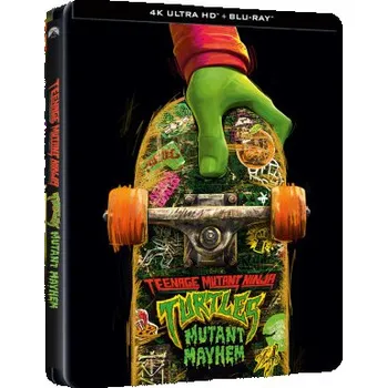 Blu-ray film NINJA TURTLES CAOS MUTANTE STEELBOOK UHD Y BD (ES)
