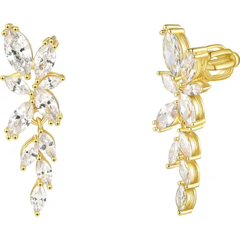 Náušnice Olivie Stříbrné svatební náušnice GOLD 7941 Ag 925; ≤6 g.