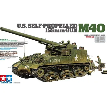 Plastikový model Tamiya Tamiya 35351 M40 155mm SPG 1/35