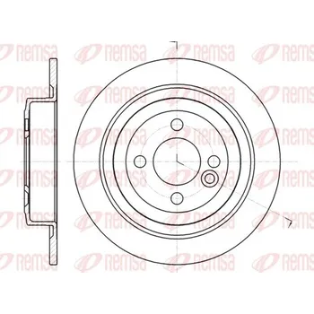 Brzdový kotouč Brzdový kotouč REMSA 61443.00
