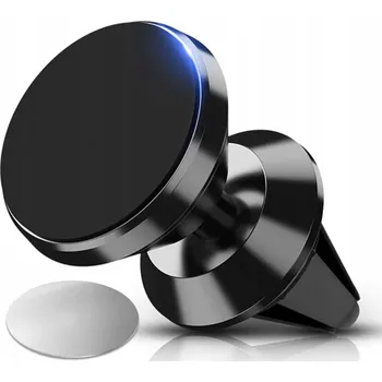 Držák do auta UNIVERZÁLNÍ TELEFONNÍ DRŽITEL do auta / hol2 (Poskytuje rotaci 360 ° Vybaveno silným neodymovým magnetem. Silné a stabilní držení telefonu, vyrobeny z hliníku. Instalace na ventilační mřížku (na telefon, tablet, navigace).)