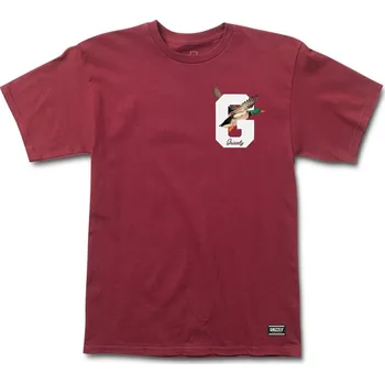 Pánské tričko GRIZZLY triko - Duck Season Ss Tee Bur (BUR)