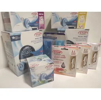 Odvlhčovač vzduchu Ceresit STOP VLHKOSTI přístroj a tablety výhodný set - modrý