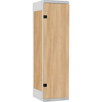 Šatní skříň TRITON šatní skříň 1-dveřová kov-lamino T1750, šedá - dub Nagano + doprava zdarma