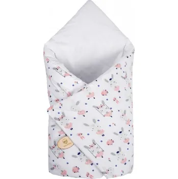 Zavinovačka Zavinovačka Maceshka Basic s potiskem varianta: zajíčci baletky, bílý podklad