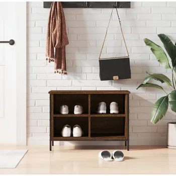 Botník vidaXL Botník 69 x 35 x 50 cm kompozitní dřevo [831833] Barva: hnědý dub