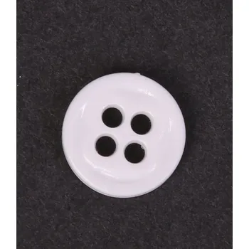 Knoflík Knoflík v bílé barvě 11mm K-K20-1918