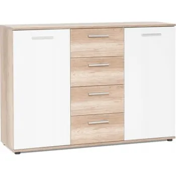 Komoda Komoda Justus 2 Barva korpusu: Bílá + Country grey