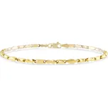 Lillian Vassago Celozlatý článkový náramek LLV06-GB098