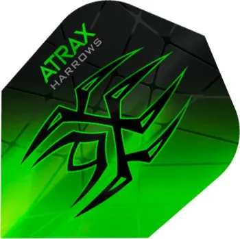 Příslušenství pro šipky Harrows Letky Atrax - No6 - Green F4282