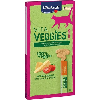 Pamlsek pro psa Vitakraft Vita Veggies Liquid sýr a rajče 6x15 g