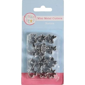 Mini kovové vykrajovačky sada2