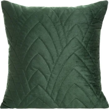 Povlak na polštářek Dekorační povlak na polštář LUIZ6 v tmavě zelené barvě