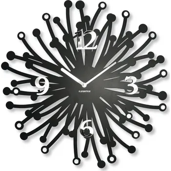 Hodiny Moderní kovové hodiny na zeď Finezza