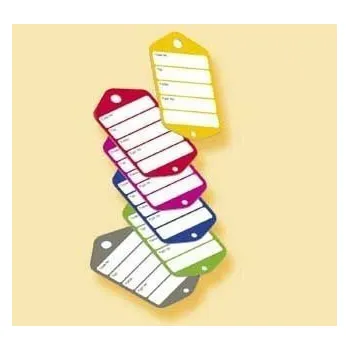 Dárková visačka Modré Plastik visačky na klíče, velké 100 ks - 434010140