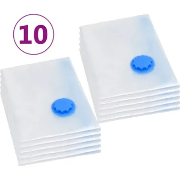 vidaXL Cestovní vakuové pytle úložné pytle 120 x 70 cm 10 ks [51335]