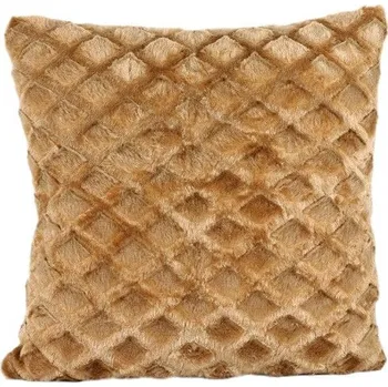 Povlak na dekorativní polštářek Vytlačovaný povlak na polštář - béžový