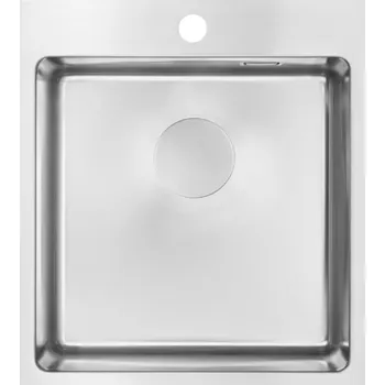 Nerezový dřez Aplomo Olfato 50 kuchyňský dřez, chrom