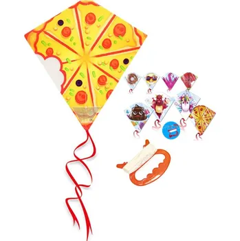 Létající drak Drak létající různé motivy s třásněmi diamant 8 druhů v sáčku