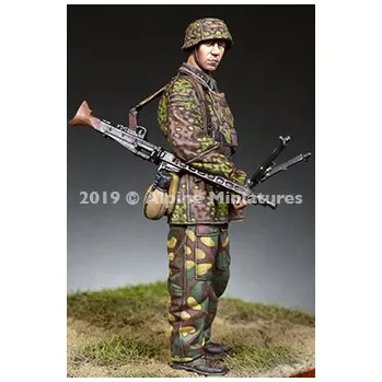 Plastikový model Alpine Miniatures 1/35 MG Gunner 12 SS "HJ"