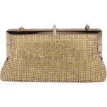 Třpytivá dámská plesová kabelka Ofelia, zlatá