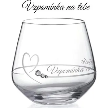 Svícen Dekorant Svícen na čajovou svíčku na dušičky VZPOMÍNKA NA TEBE