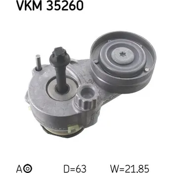 Napínák, žebrovaný klínový řemen SKF VKM 35260