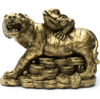 Milujeme Kameny Tygr s třínohou žábou - soška Feng shui 151402