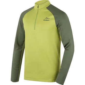 Pánské tričko Husky Termoprádlo Active Winter Triko Tromi zip M XXL, bright green