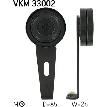 Napínák, žebrovaný klínový řemen SKF VKM 33002