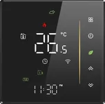 Digitální programovatelný pokojový inteligentní termostat 006GCV pro ovládání plynového kotle nebo bojleru Tuya černý