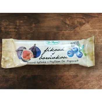 Fíková tyčinka s borůkou a psylliem, 40 g