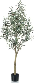 Umělá květina Emerald Umělý olivovník v plastovém květináči 435919 140 cm