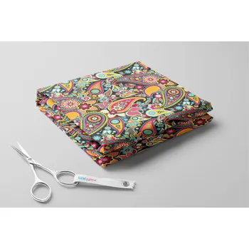 Zakázkový tisk, softshell, kočárkovina... Paisley Látky k tisku: Microfirba