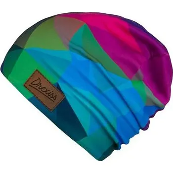 Čepice Funkční čepice Drexiss Aida zateplená Shapes colours - pink obvod hlavy 49-53 cm