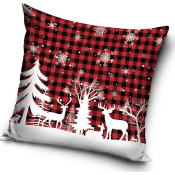 Dekorativní polštářek Tip Trade Vánoční polštářek Scandi Scot 40x40 cm