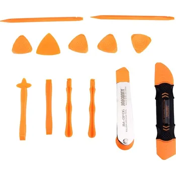 Sada nářadí Sada nářadí JAKEMY 13v1 - páčidlo + trsátko + kolečko + kovový nástroj - oranžové