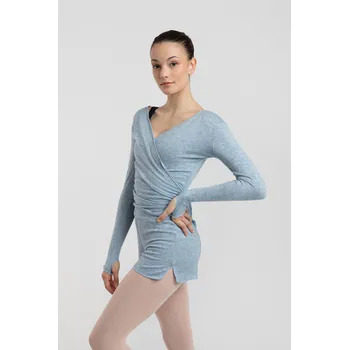 Dámský svetr Intermezzo,Dámský zavinovací svetřík 6450, modrá XS