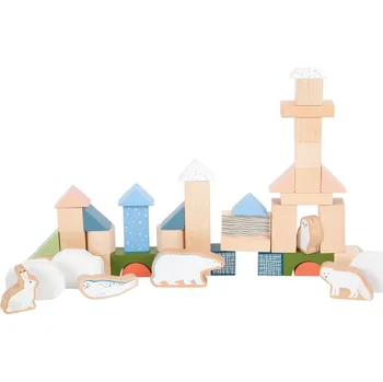 Dřevěná hračka Small Foot Dřevěné kostky "Arctic"